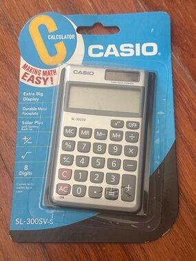 Casio Calculator Sealed Packaging SL-300SV-S